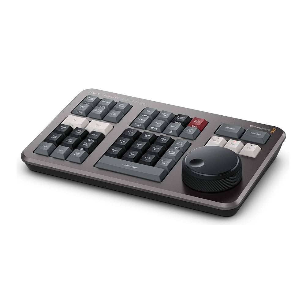 PC周辺機器 Speed Editor for Davinci Resolve DaVinci Resolve Speed Editorレビュー：快適なダイヤル操作で